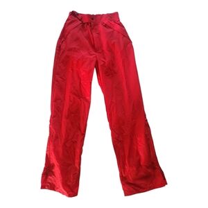 VTG Vintage NOS NWT Black Bear Red Ski Pants Button Deadstock Kids L